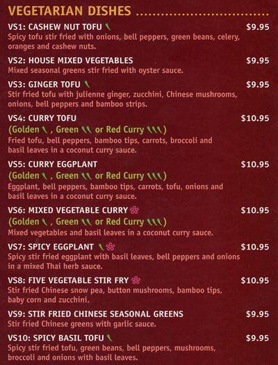 Menu of Funky Thai 2 Go photo9