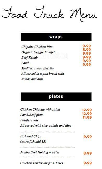 Menu of Meet2Eat photo2