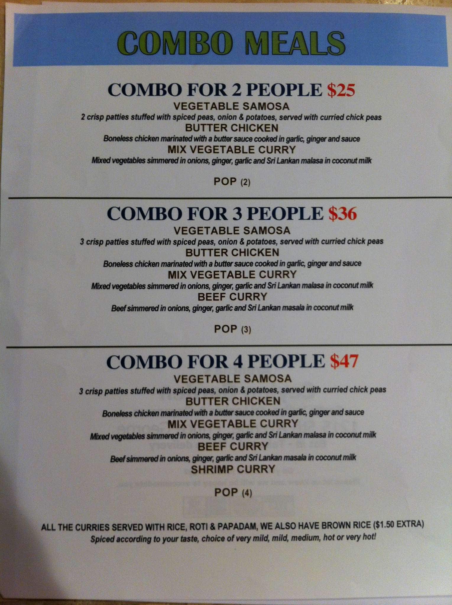 Menu of Aruntha’s Ceylon Garden photo7