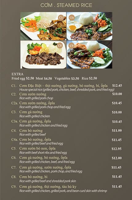 Menu of Pho Metro photo5