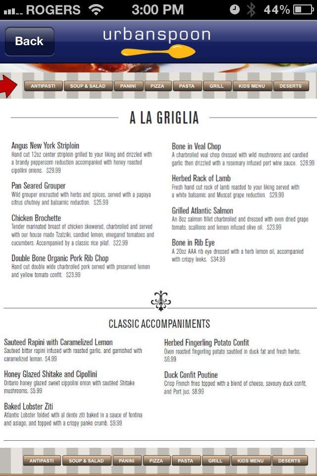 Menu of Bravo Pizzeria and Grill photo7