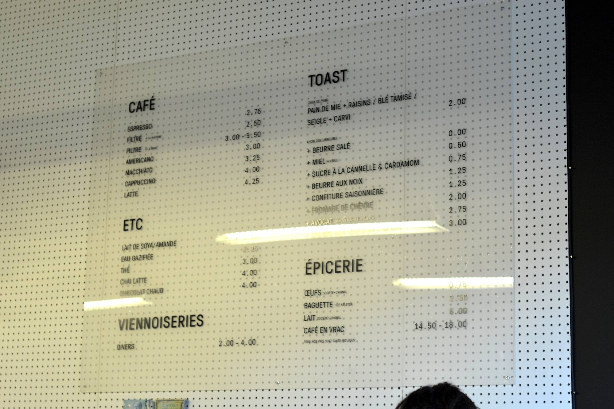 Menu of Café Mobile Dispatch photo2