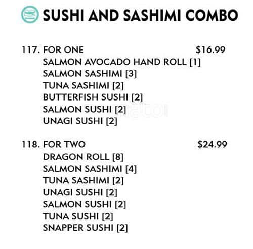 Menu of Sushi Bay photo8