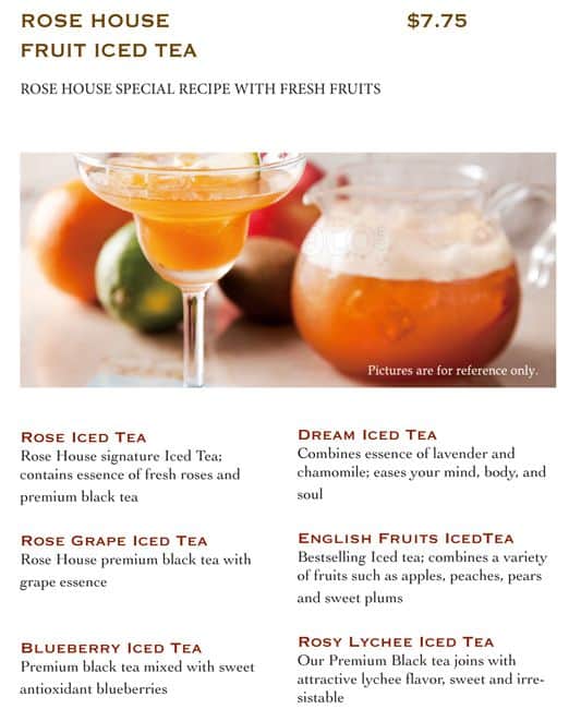 Menu of Rose House photo16