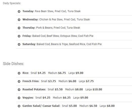 Menu of Churrasqueira Nova Esperanca photo4