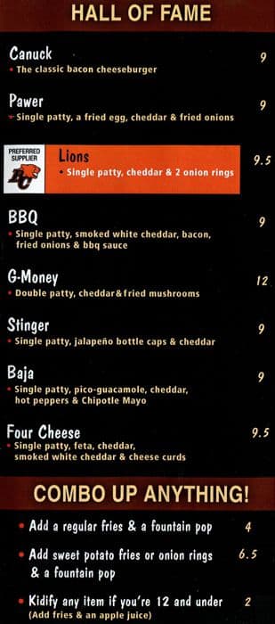 Menu of Vera’s Burger Shack photo3
