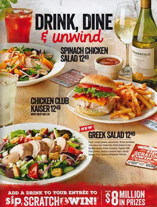 Menu of Swiss Chalet photo11