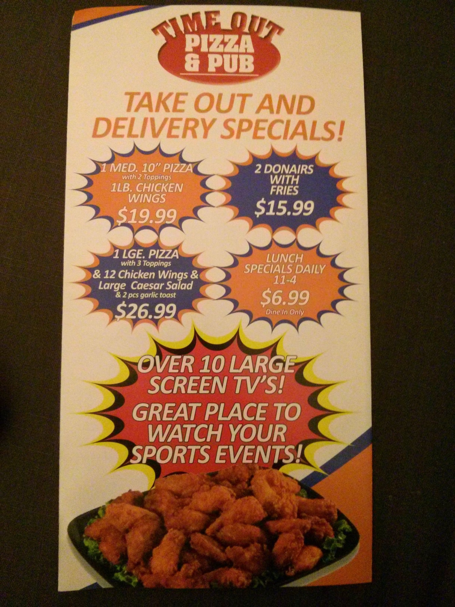 Menu of Time Out Pub photo3