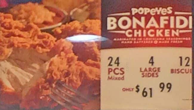 Menu of Popeyes photo4