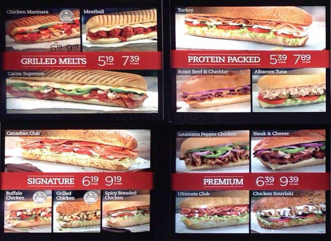 Menu of Mr. Sub photo2