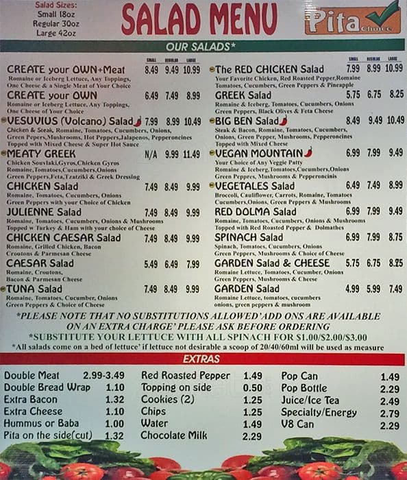 Menu of Pita Choice photo2
