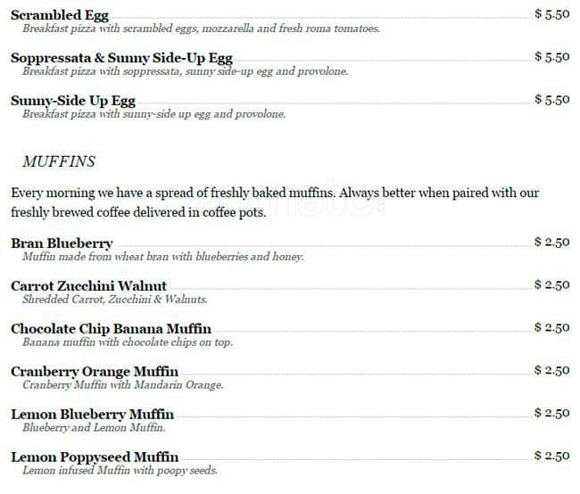 Menu of Sciue photo3