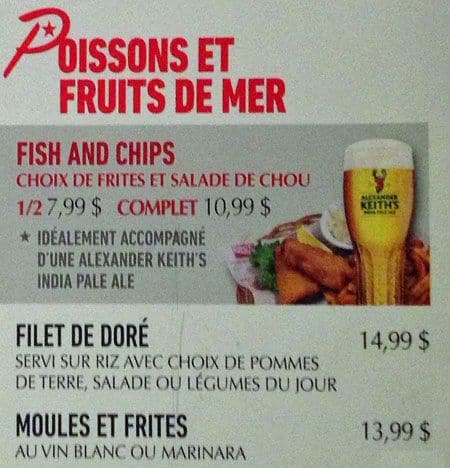 Menu of La Drave photo6