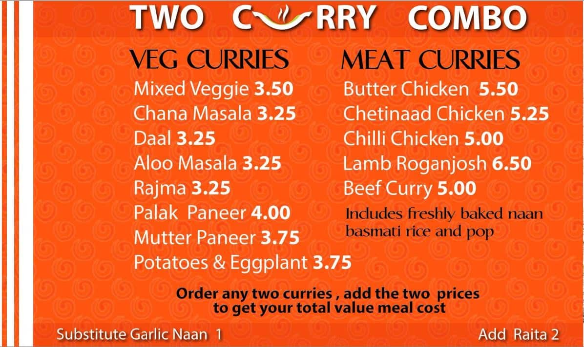 Menu of Curry Point photo3