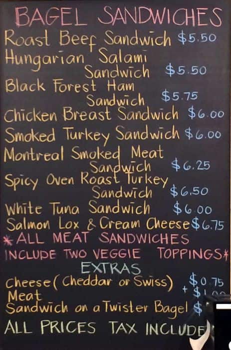 Menu of Bagels On Fire photo4