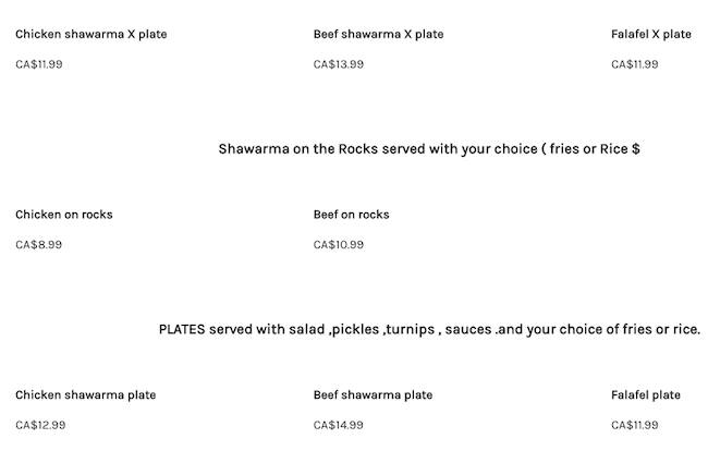 Menu of Shawarma X photo4