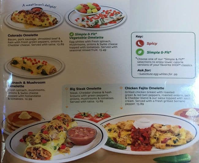 Menu of IHOP photo11