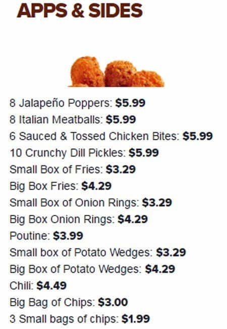 Menu of Pizza Pizza photo21