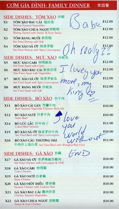 Menu of Pho Com Vietnam photo11