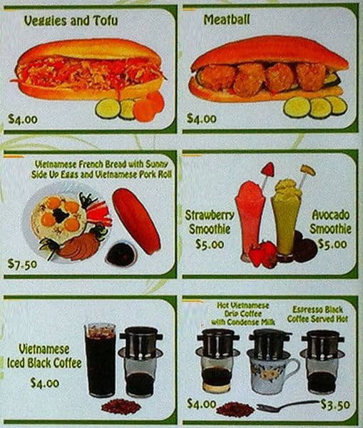 Menu of Paris Bakery photo4