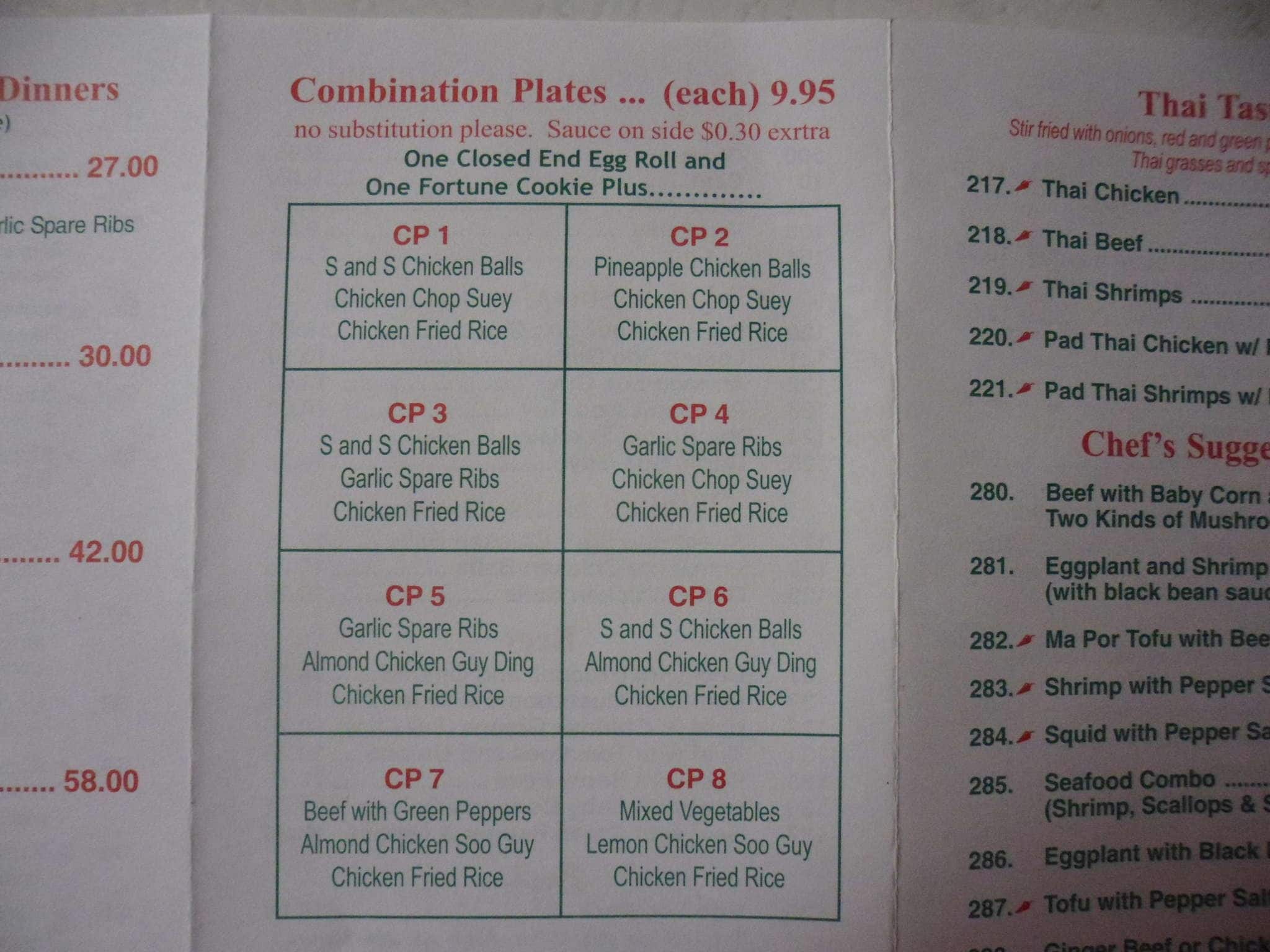 Menu of Lucky 7 photo6