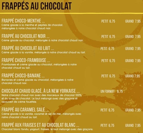 Menu of Cacao 70 photo19