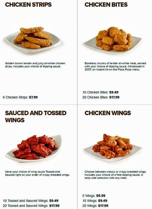 Menu of Pizza Pizza photo20