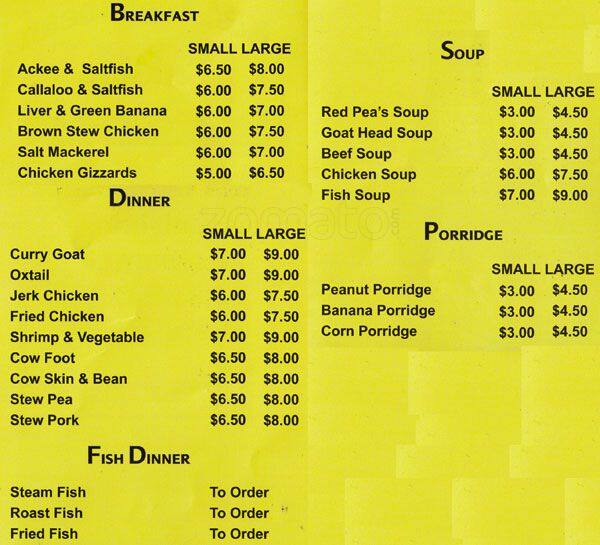 Menu of K & A Caribbean Cuisine photo2