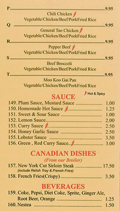 Menu of House of Wong photo10