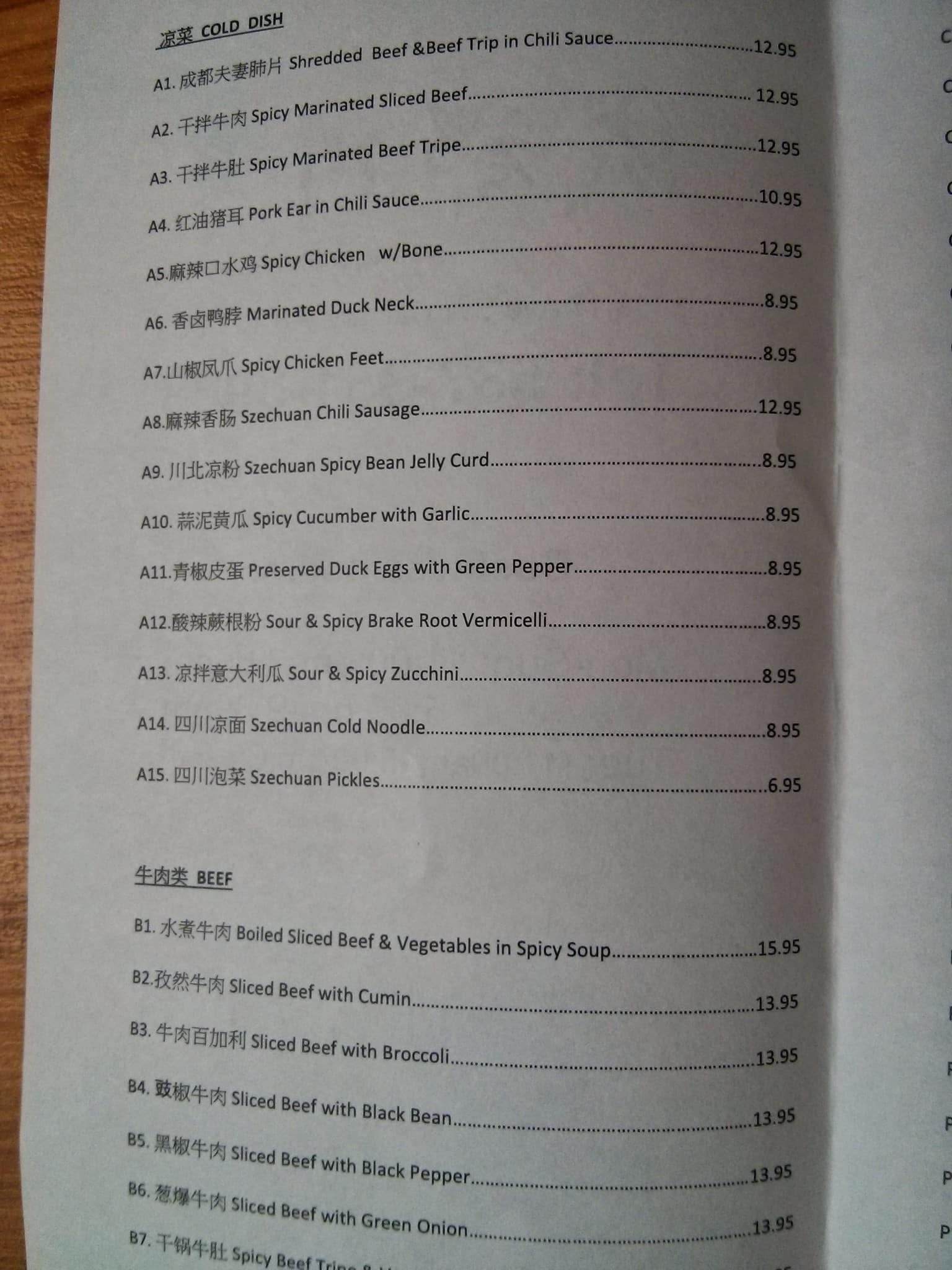 Menu of Long’s Chinese Food photo5