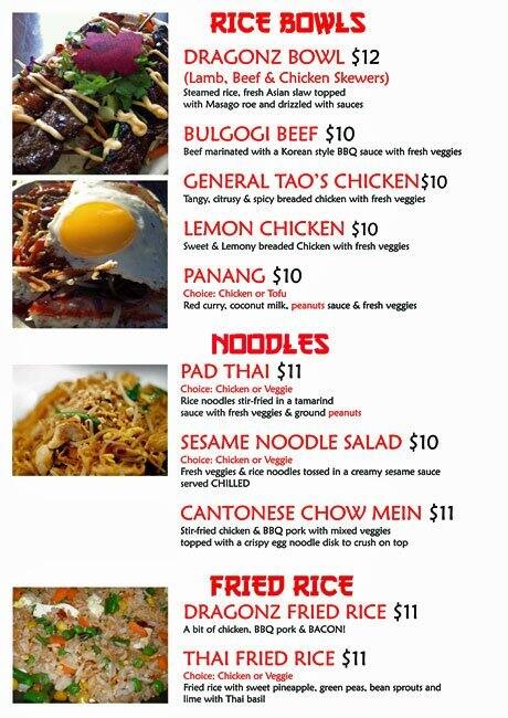 Menu of Angry Dragonz Restaurant photo3