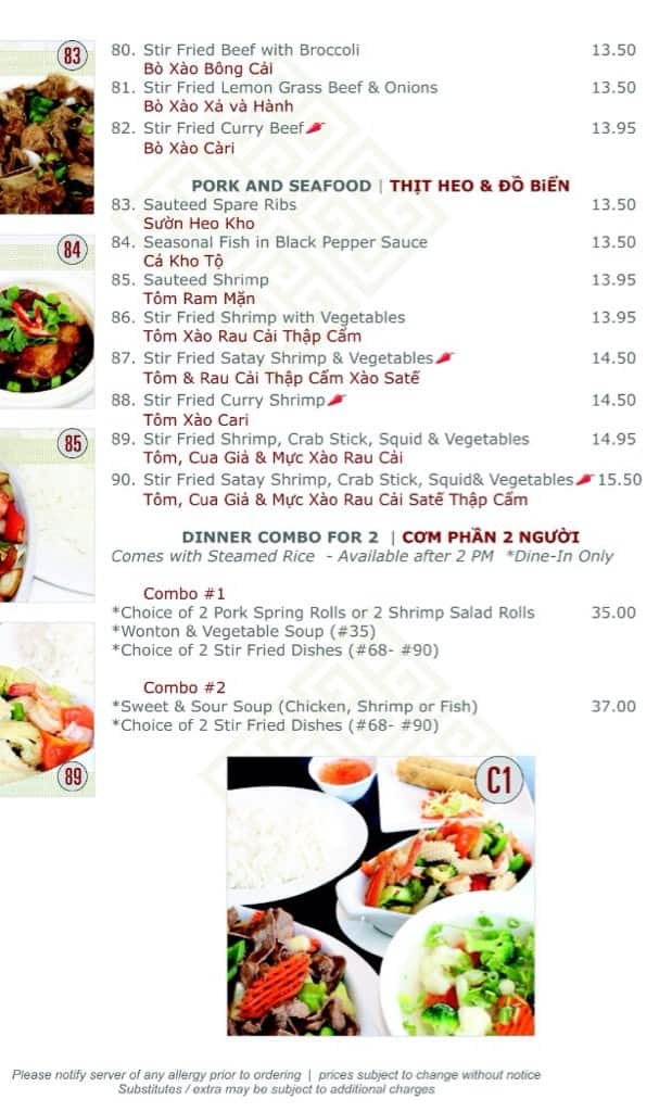 Menu of Van Son Vietnamese Cuisine photo6