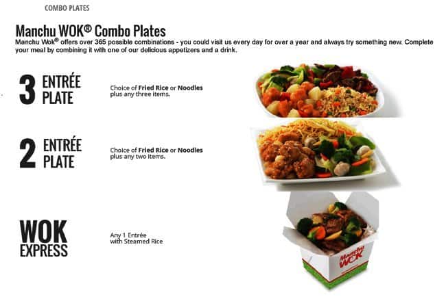 Menu of Manchu Wok photo6