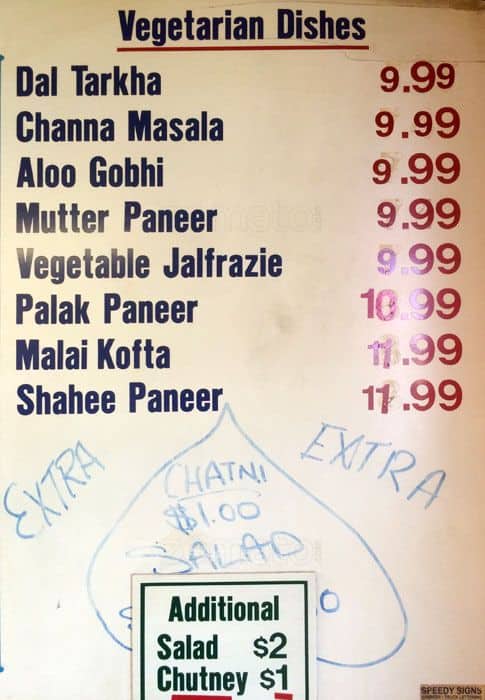 Menu of Fraserview Tandoori House and Meat Shop photo6