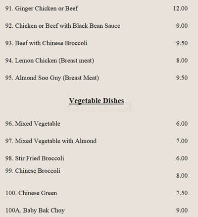Menu of Lily Garden photo9