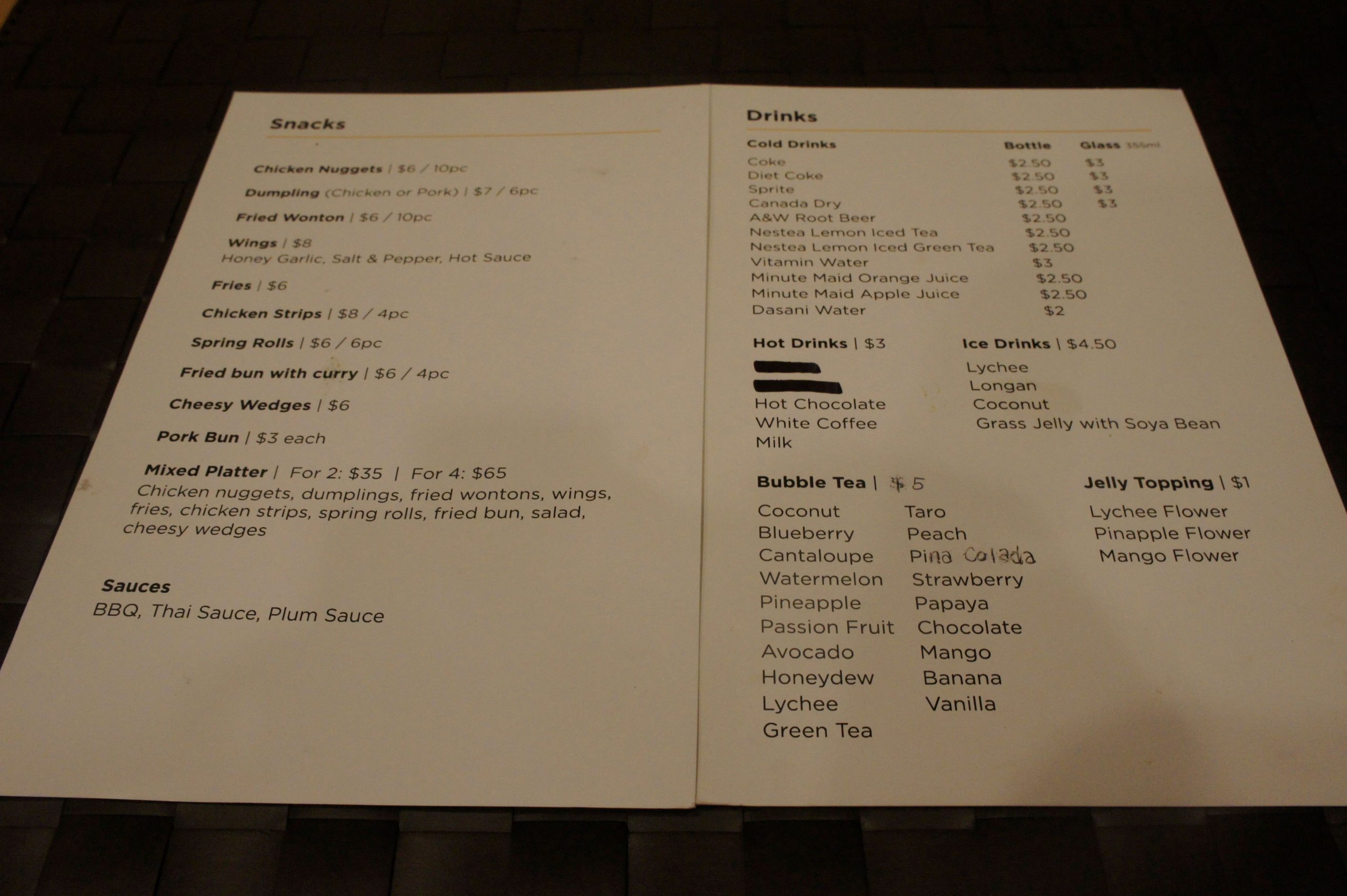 Menu of Island Cafe & Bistro photo3