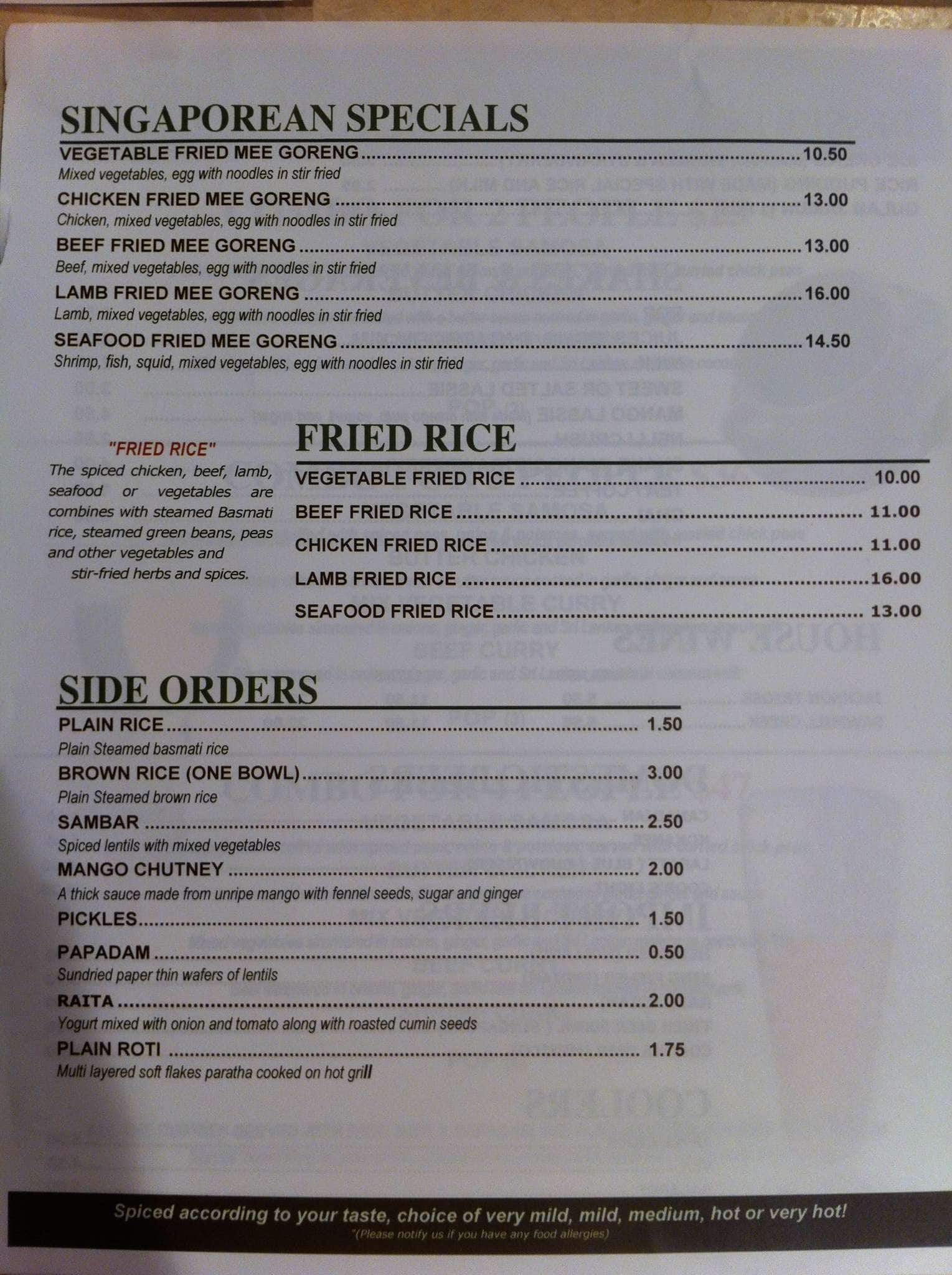 Menu of Aruntha’s Ceylon Garden photo5