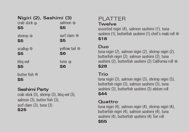 Menu of Thi Fusion photo9