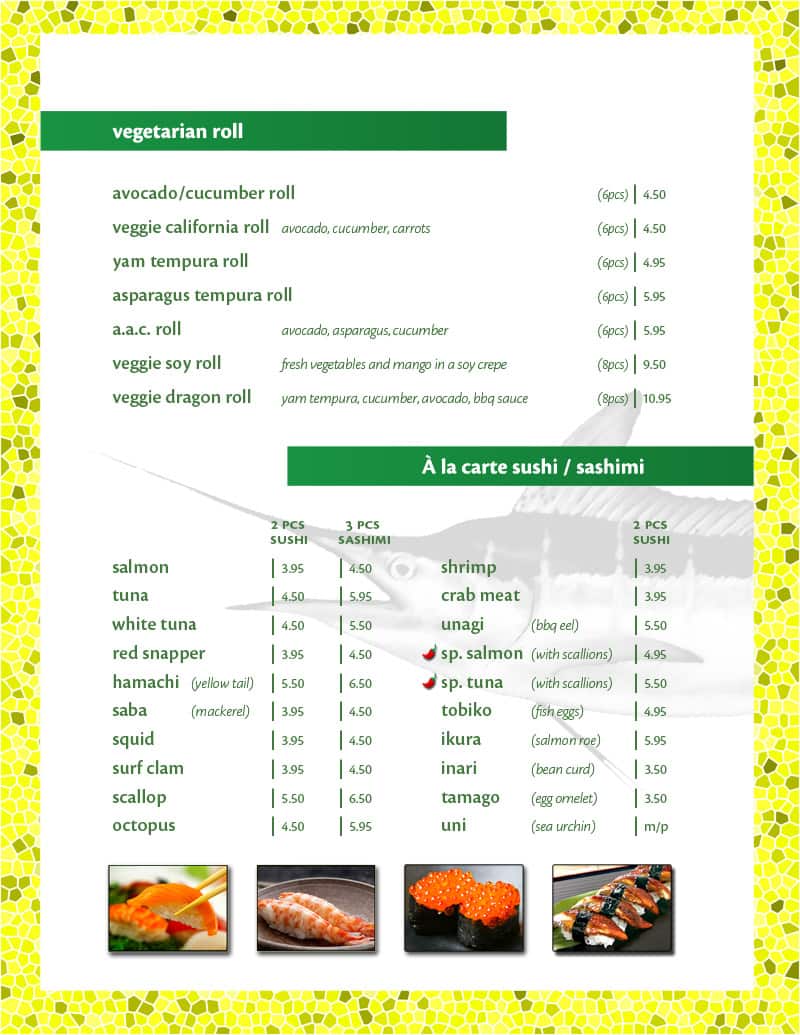 Menu of Ta’ke Sushi Restaurant photo10