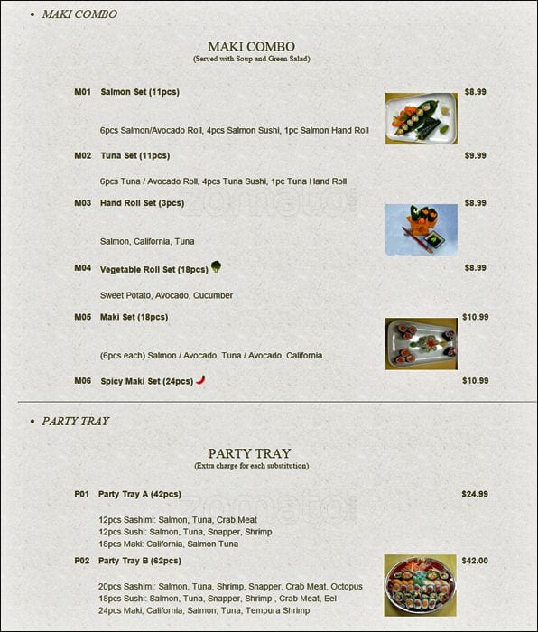 Menu of Sushi House photo9