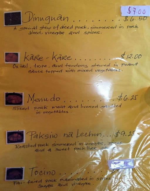 Menu of Goldilocks photo4