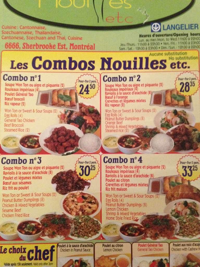 Menu of Nouilles Etc photo2