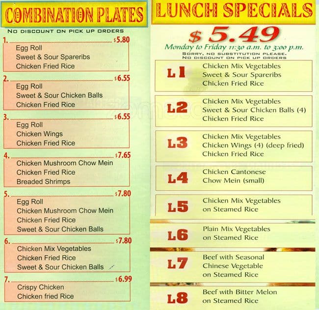 Menu of Lucky Wok Restaurant photo4