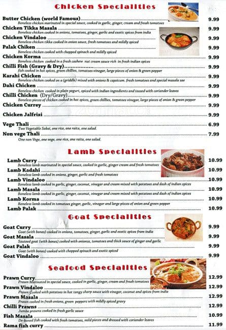 Menu of Rama Sweets & Restaurant photo3