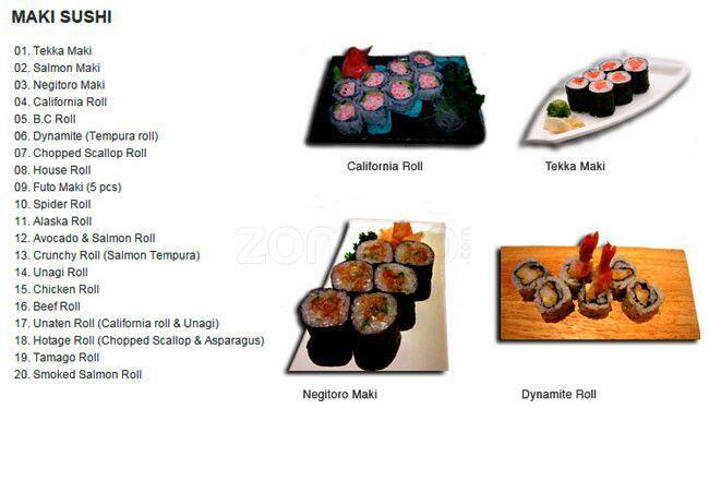 Menu of Osaka Island photo6
