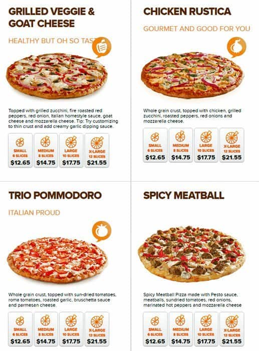 Menu of Pizza Pizza photo9