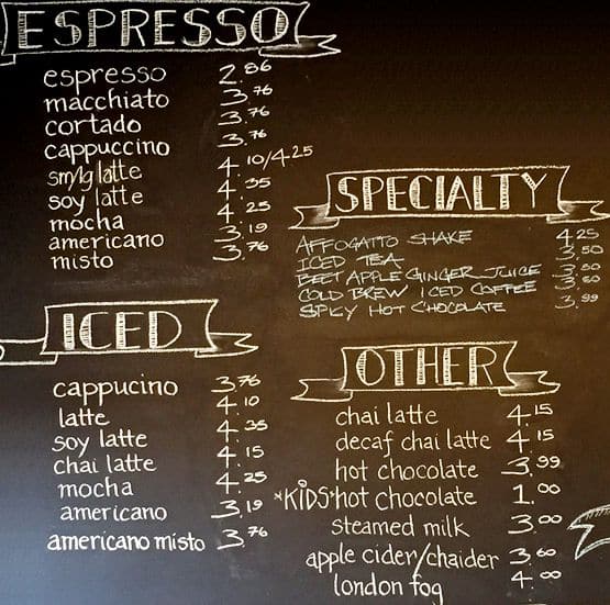 Menu of Crema Coffee Co. photo2
