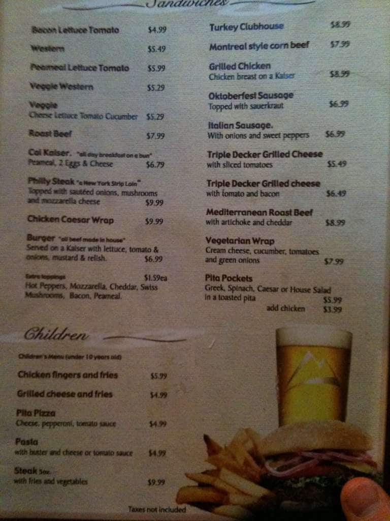 Menu of The West Town Bar & Grill photo5