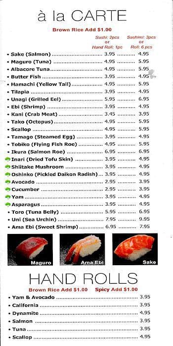 Menu of Kibo Sushi House photo5