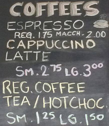 Menu of Il Fornaio Bakery photo7